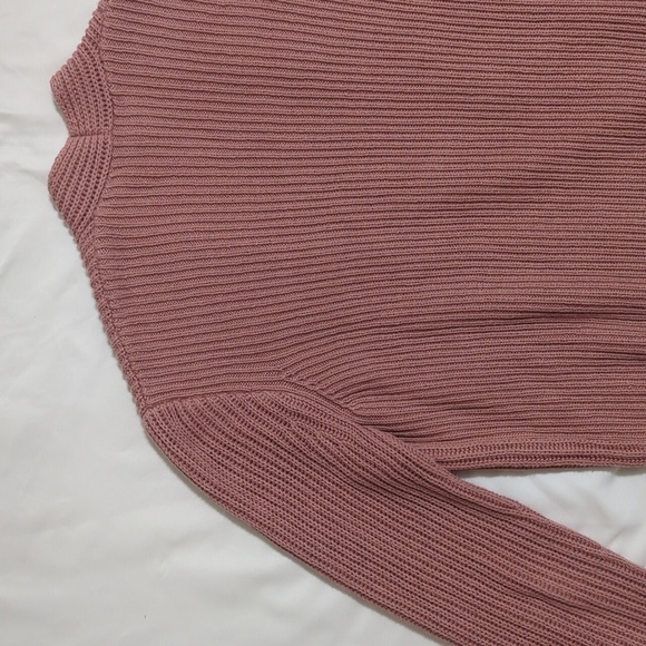 Madewell Nolan Ribbed Pocket Sweater Cardigan, Color Dried Petal Pink Size XXS - Picture 13 of 15